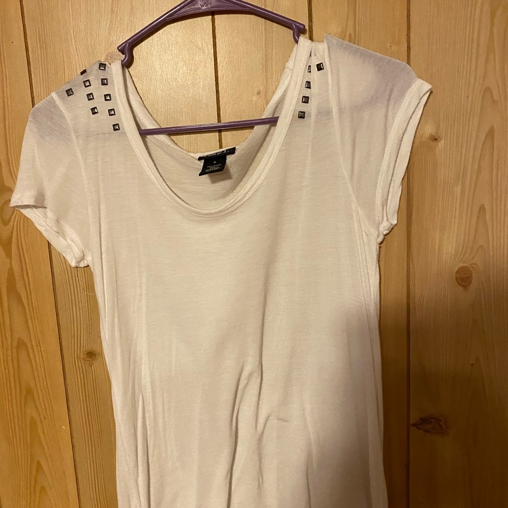 Rue 21 short sleeve white shirt